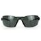 Radians Balsamo, Safety Glasses, Anti-Fog & Anti-Scratch, Smoke Lens, Smoke Frame, Frameless, 1 PR BAL1-21 - alternate 2